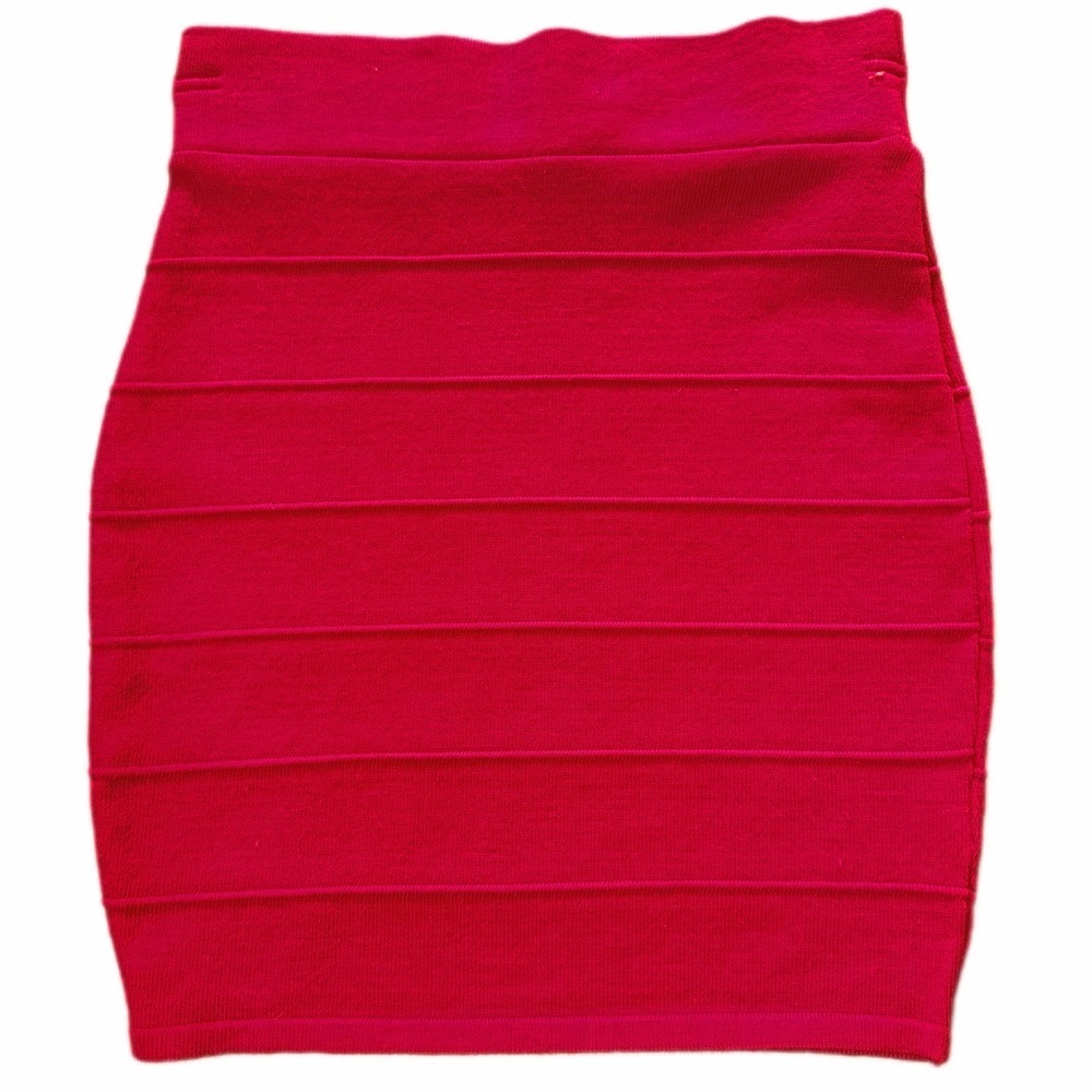 Love Culture- Vibrant Red Pencil Skirt (sz s) NWOT - Picture 2 of 5